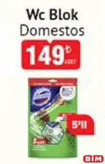 DOMESTOS WC BLOK 5'Lİ fiyat ve kampanya bilgisi